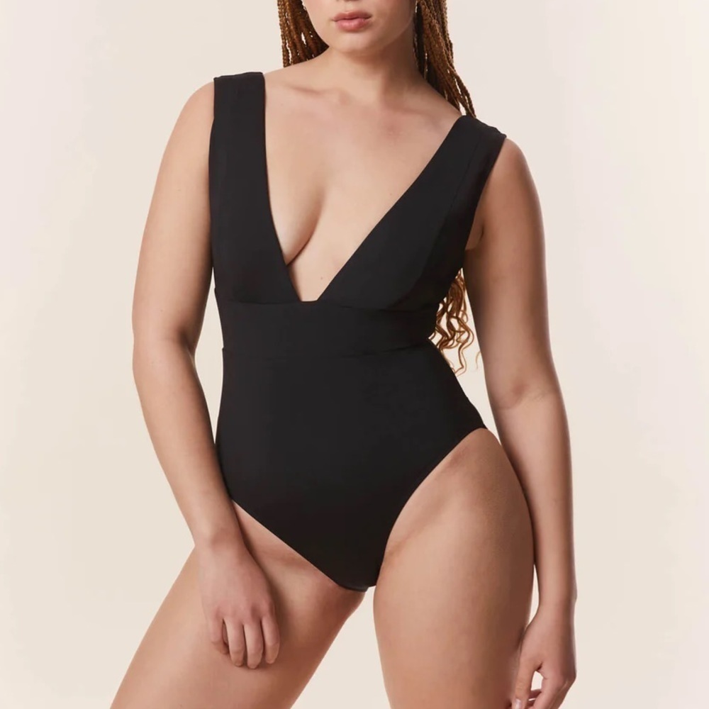 Andie The Mykonos One Piece Black Sz XXXL